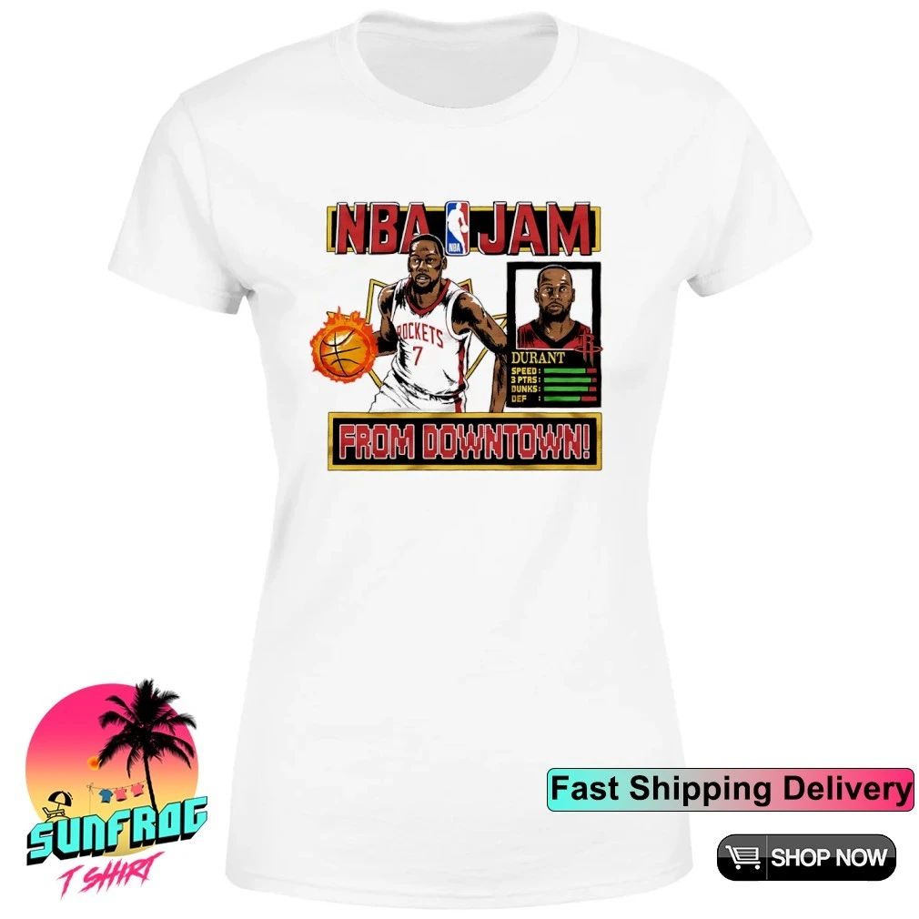 Kevin Durant Houston Rockets NBA Jam From Downtown shirt