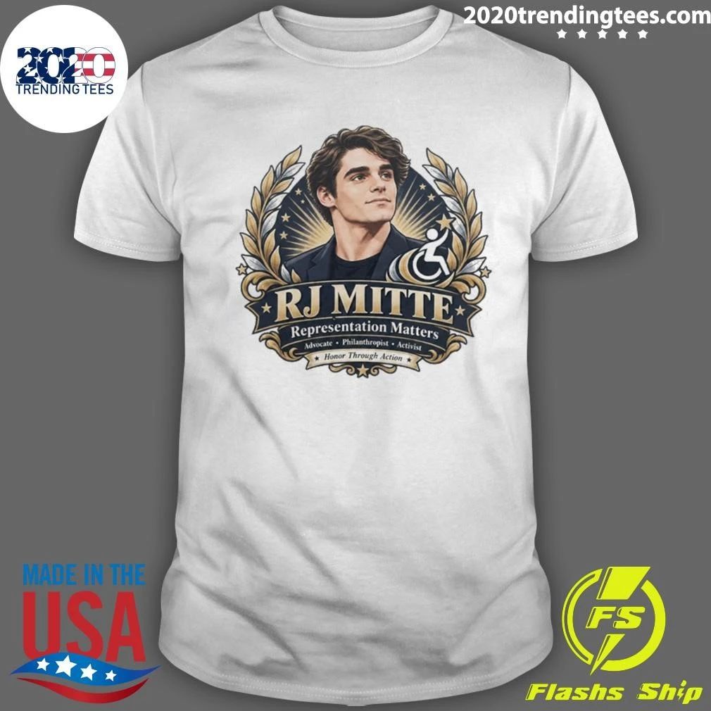 RJ Mitte Representation Matters Honor Through Action Shirt
