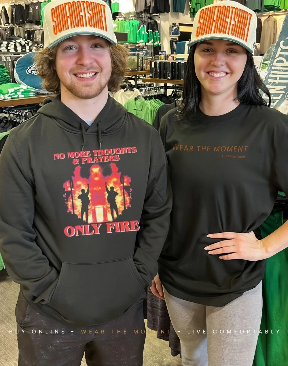 No more thoughts and prayers only fire shirt