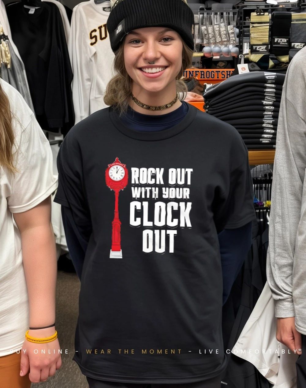 Rock Out With Your Clock Out Shirt