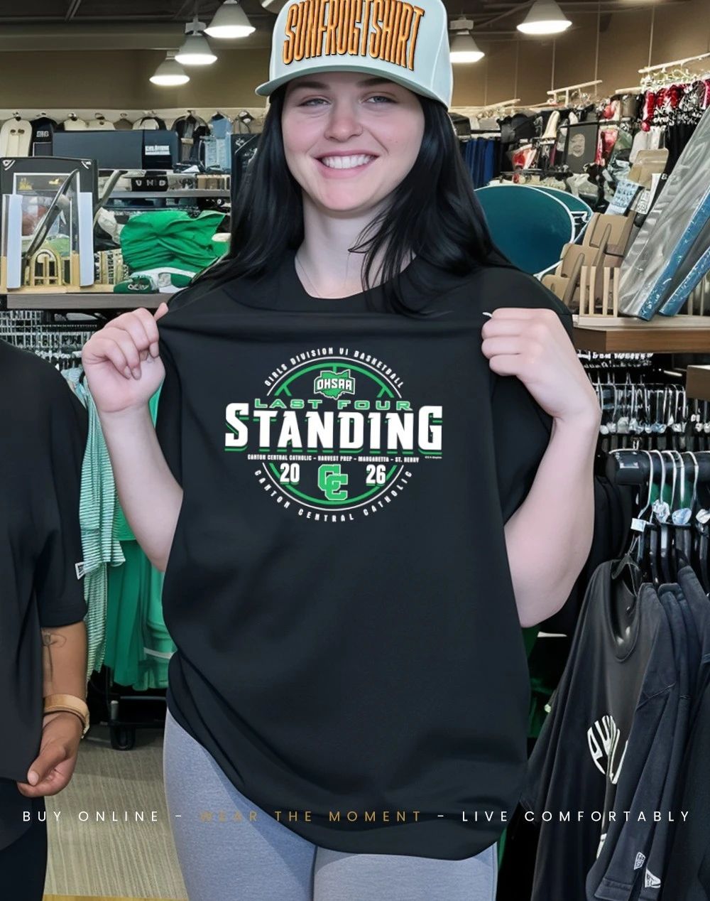 2026 OHSAA Girls Basketball D6 Last Four Standing Canton Central Catholic shirt