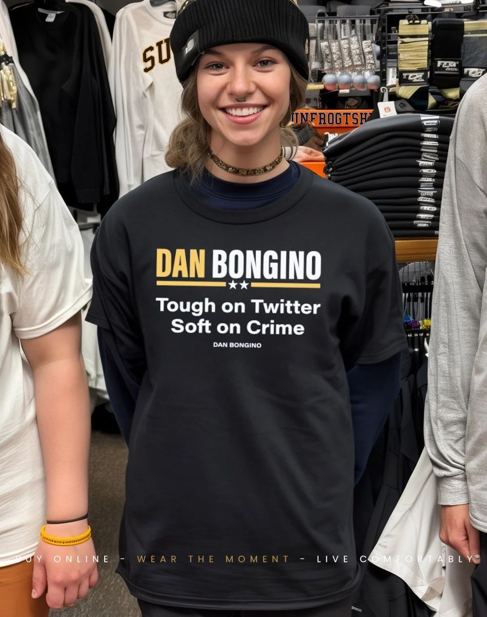 Dan Bongino tough on twitter soft on crime shirt