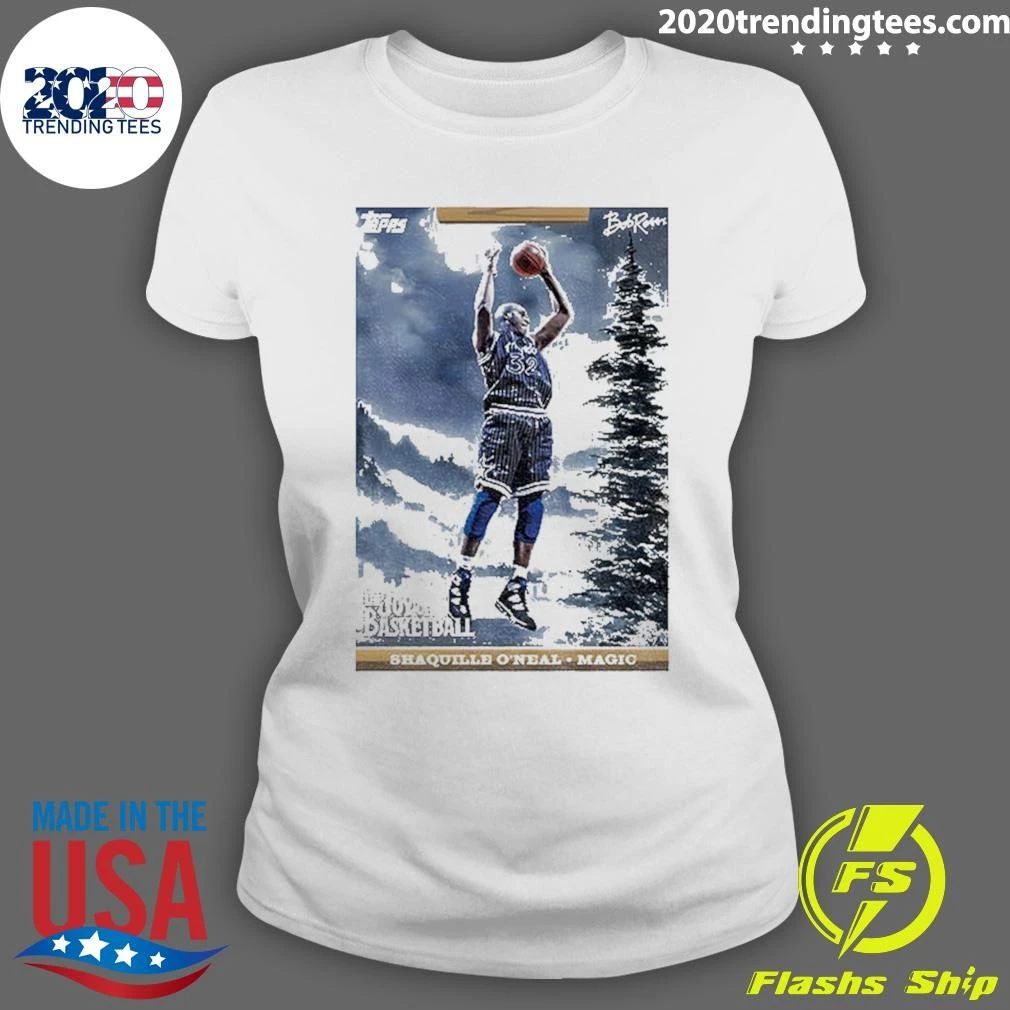 Shaquille O’Neal Magic The Joy of basketball card shirt