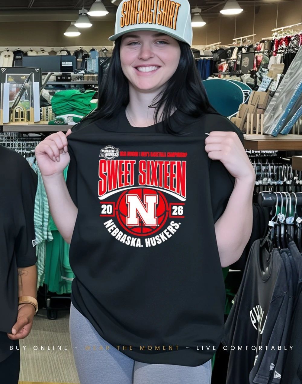 Nebraska Huskers Men’s Basketball 2026 NCAA March Madness Sweet 16 shirt