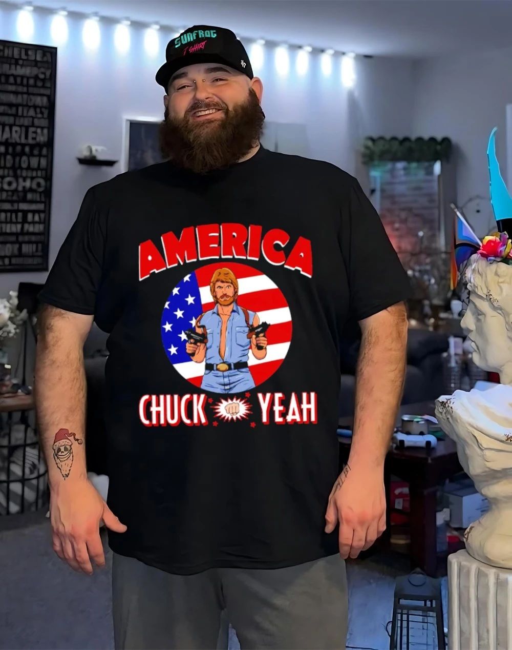 America Chuck Yeah Chuck Norris shirt
