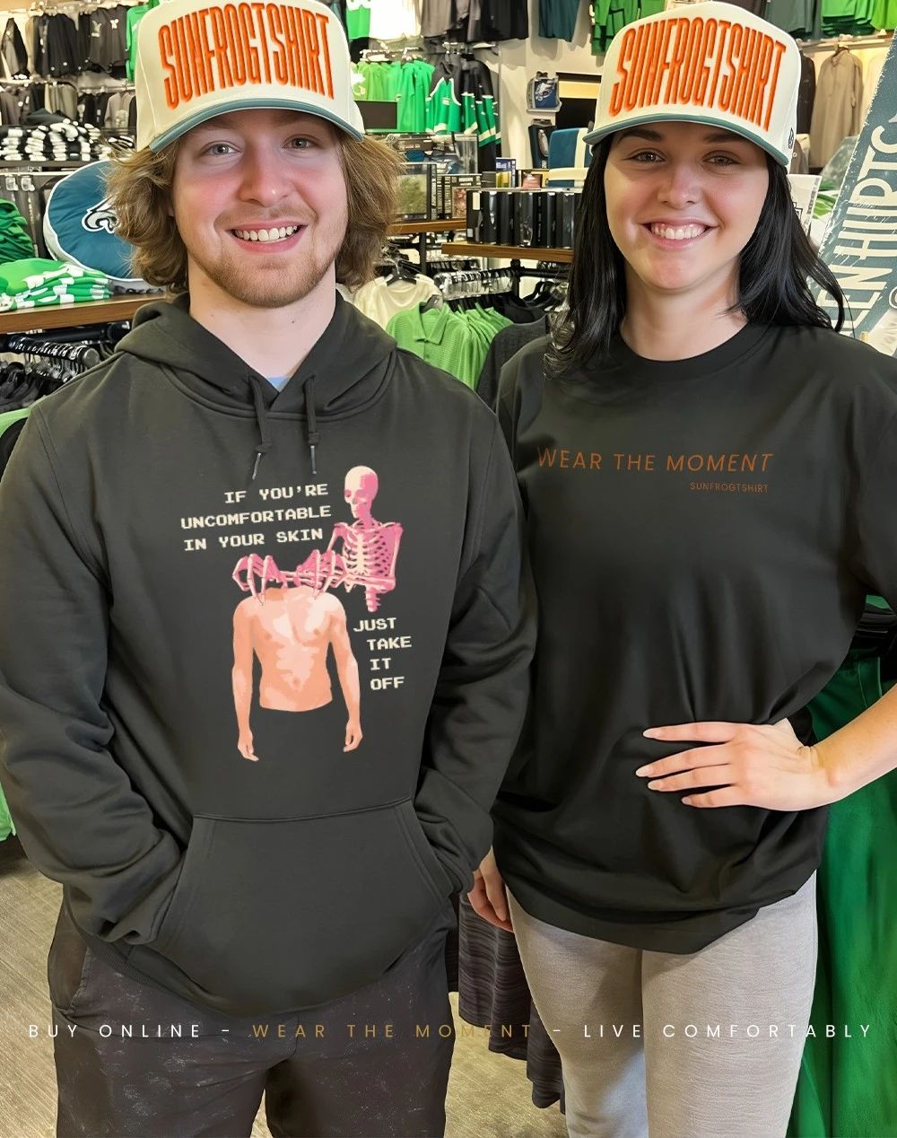 Take off your skin If you’re uncomfortable in your skin just take it off shirt
