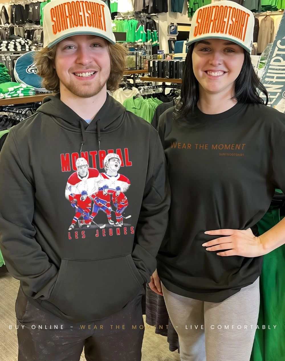 Montreal Hockey Les Jeunes graphic shirt