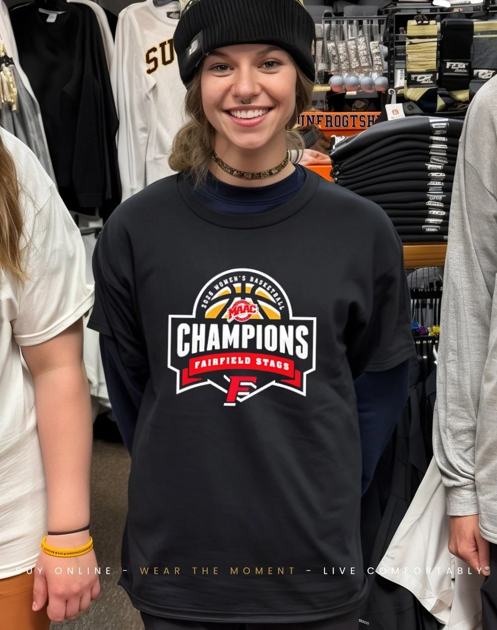 Fairfield Stags Champions 2026 MAAC Women’s Basketball Champions classic shirt