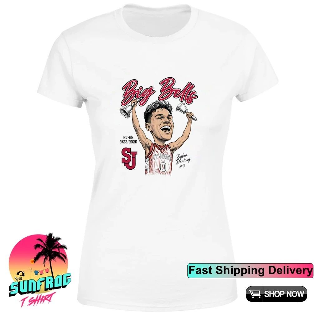 Dylan Darling St. John’s Red Storm Big Bells caricature shirt