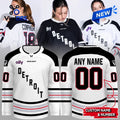 PWHL Detroit 2026 Away Custom Hockey Jersey