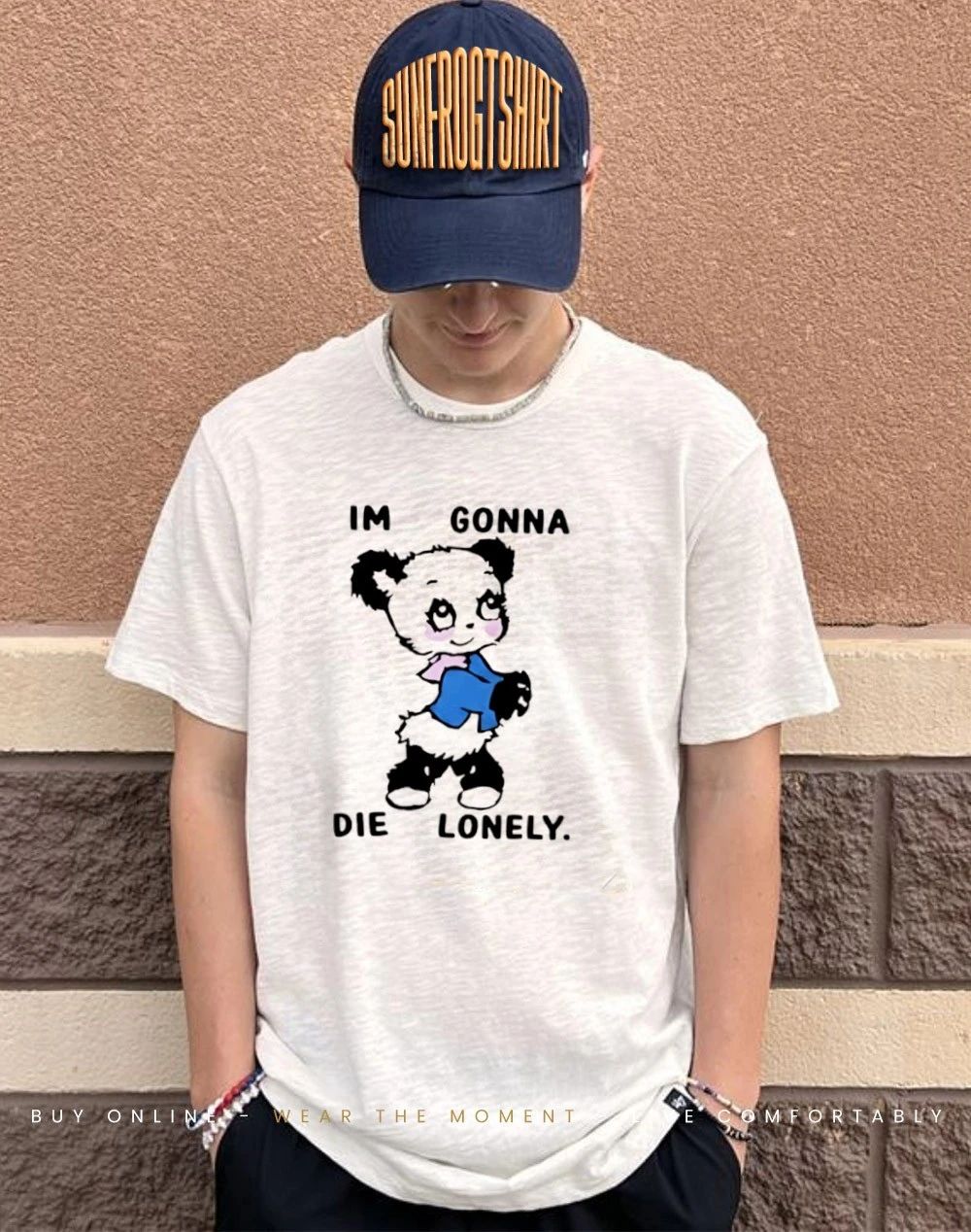 I’m Gonna Die Lonely Kawaii Panda Aesthetic Graphic shirt