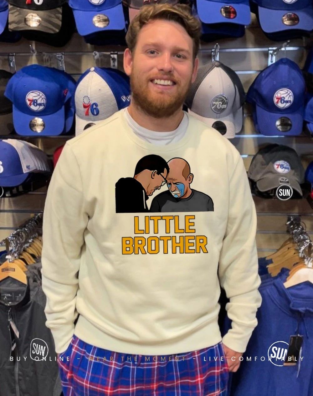 Dusty May and Dan Hurley Little Brother crying shirt