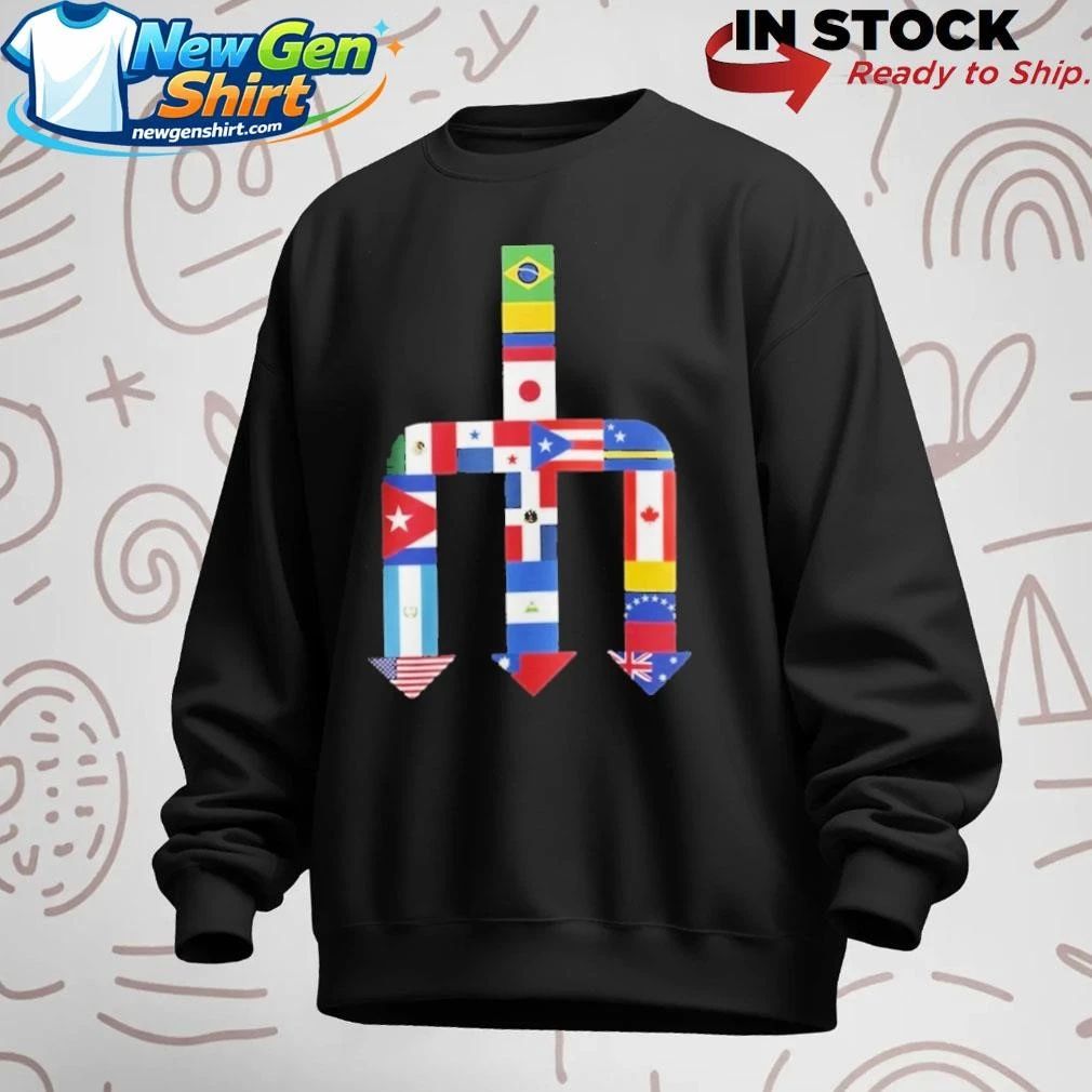 Mariners The Global Trident of Flags Shirt