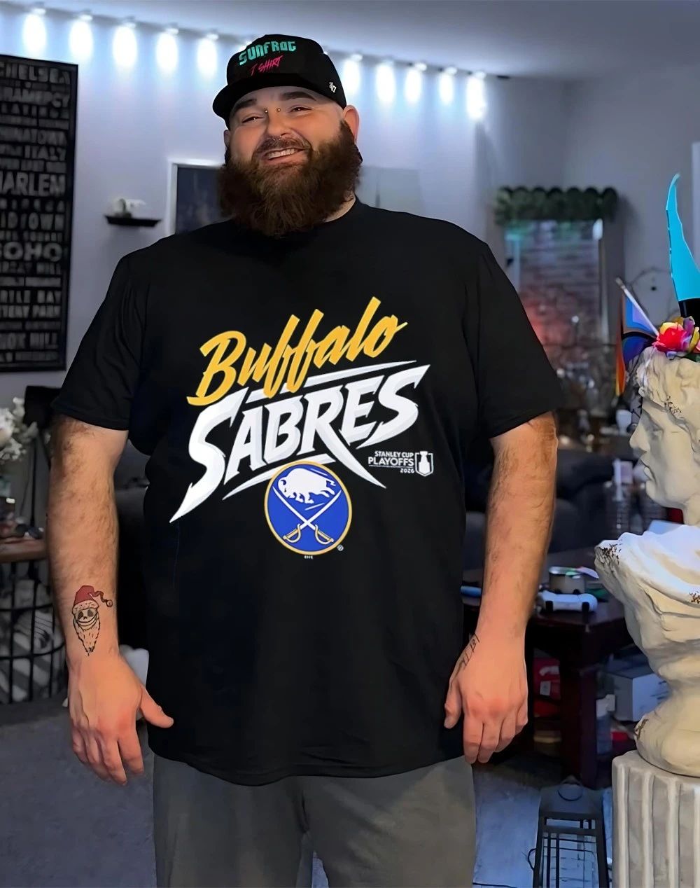 Official Buffalo Sabres NHL Playoff logo 2026 shirt