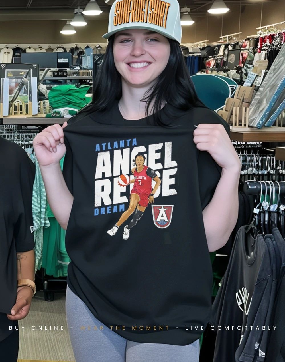 Angel Reese WNBA Atlanta Dream Slant shirt