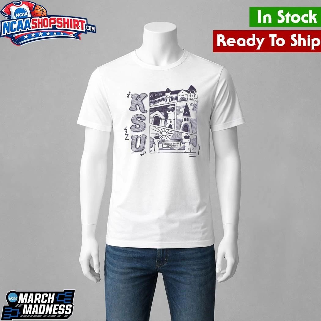 KSU Campus Landmarks Ash Shirt