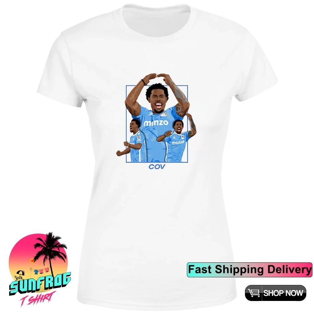 Coventry City FC Monzo player cartoon shirt