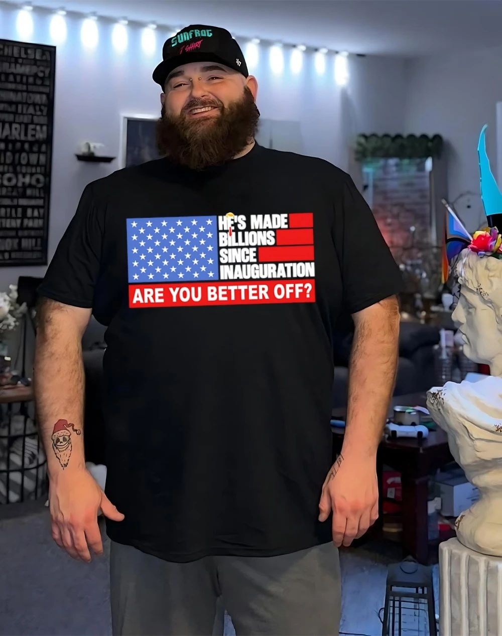 He’s made billions since inauguration Are you better off shirt