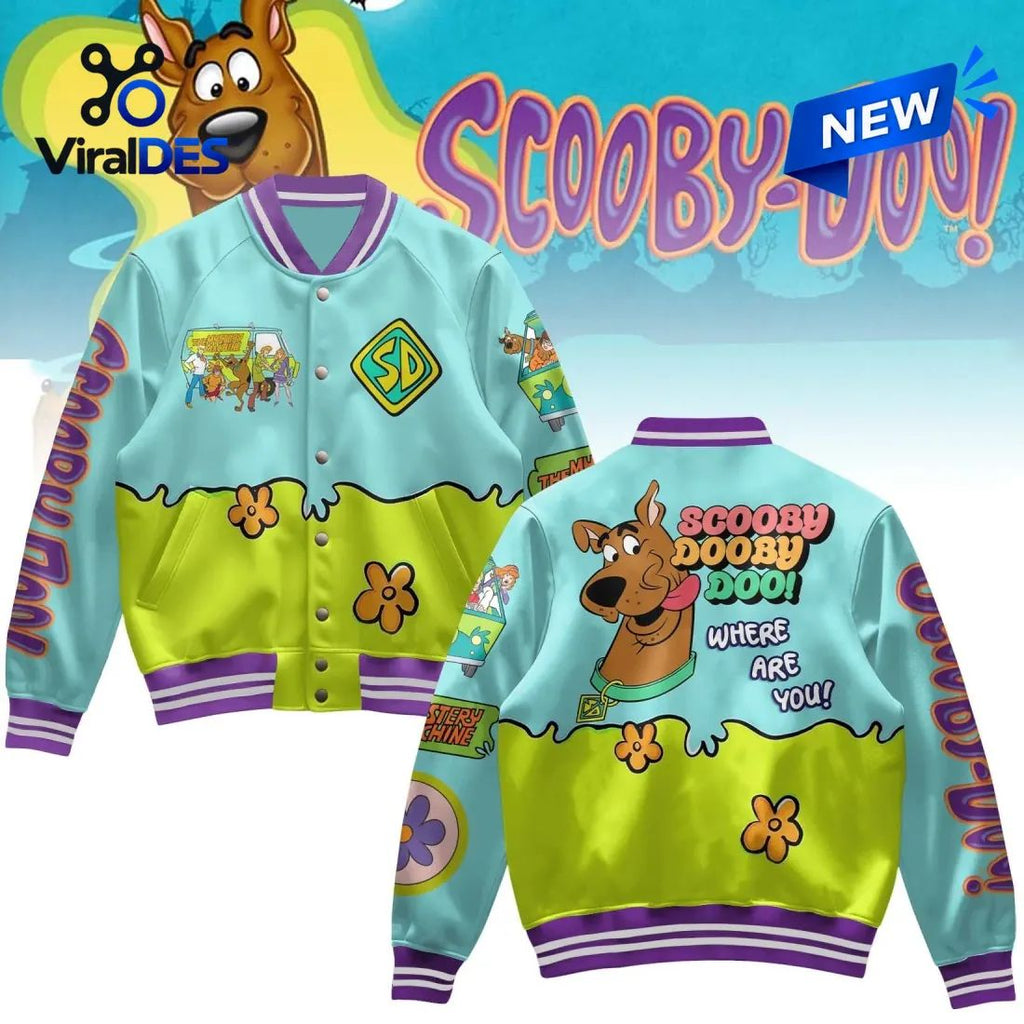 Scooby Doo Mystery Machine Varsity Jacket