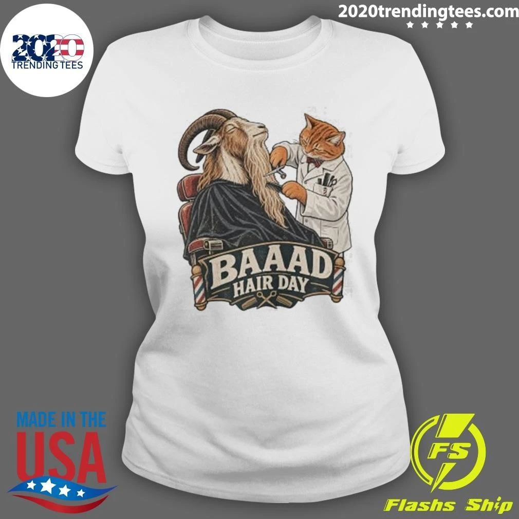 Cat Dad Ever Bad Hair Day Shirt