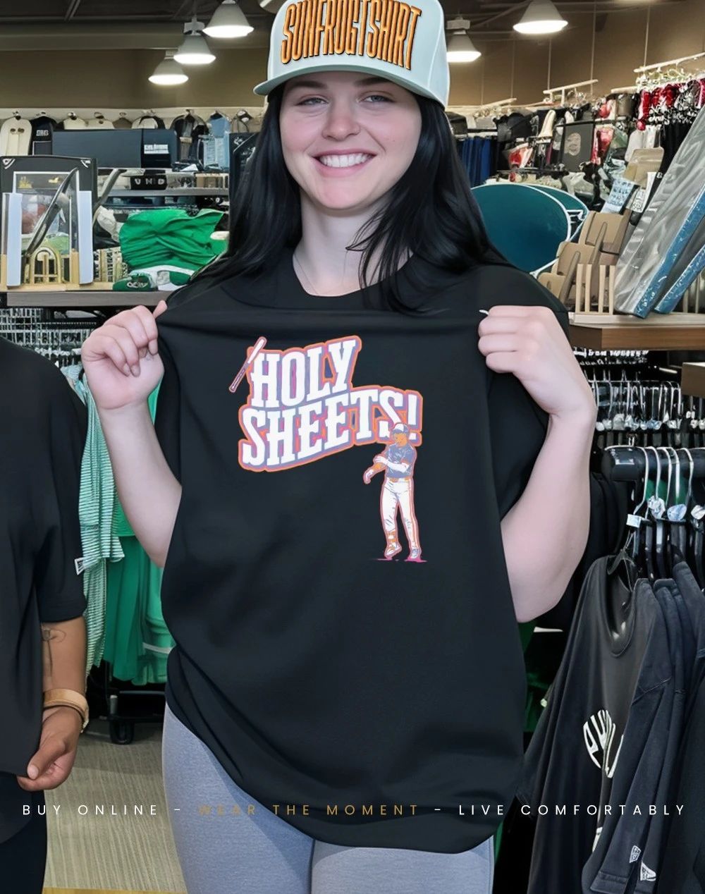 Holy Sheets Baseball Energy cartoon shirt