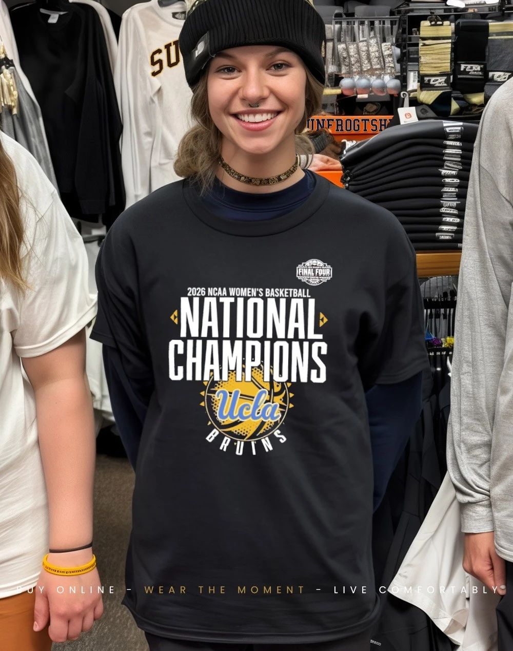 UCLA Bruins 2026 NCAA Women’s Basketball National Champions Locker Room shirt