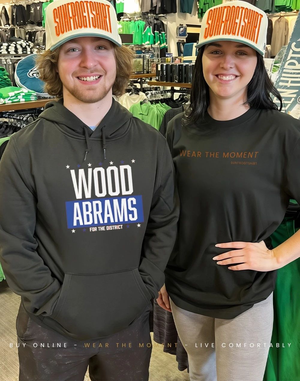 James Wood and CJ Abrams Washington Nationals Wood-Abrams For The District shirt