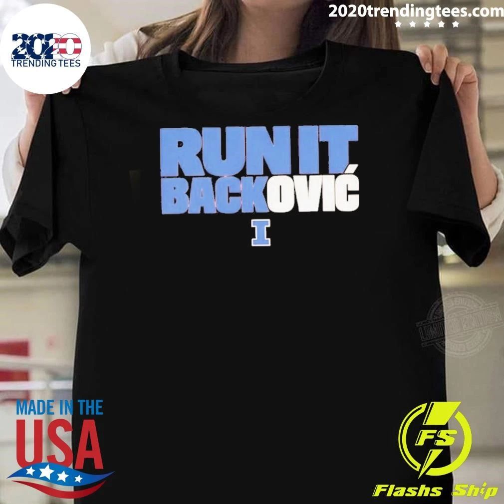 Andrej Stojakovic Illinois Fighting Illini Run It Backovic Shirt