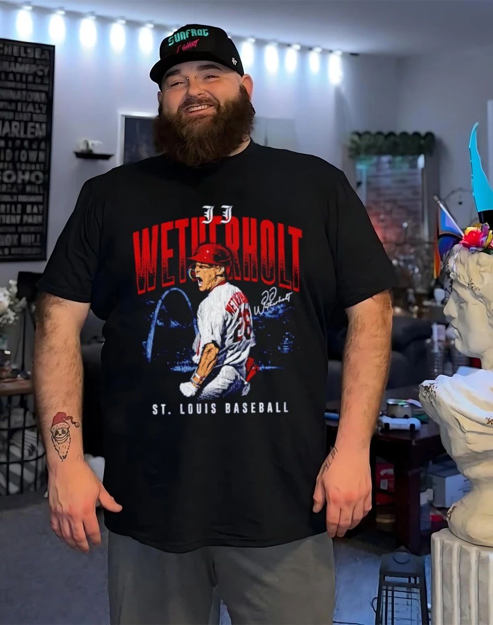 Jj Wetherholt St Louis Cardinals City Arch signature shirt