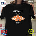March Tiger Moth Arctiinae Entomology Shirt