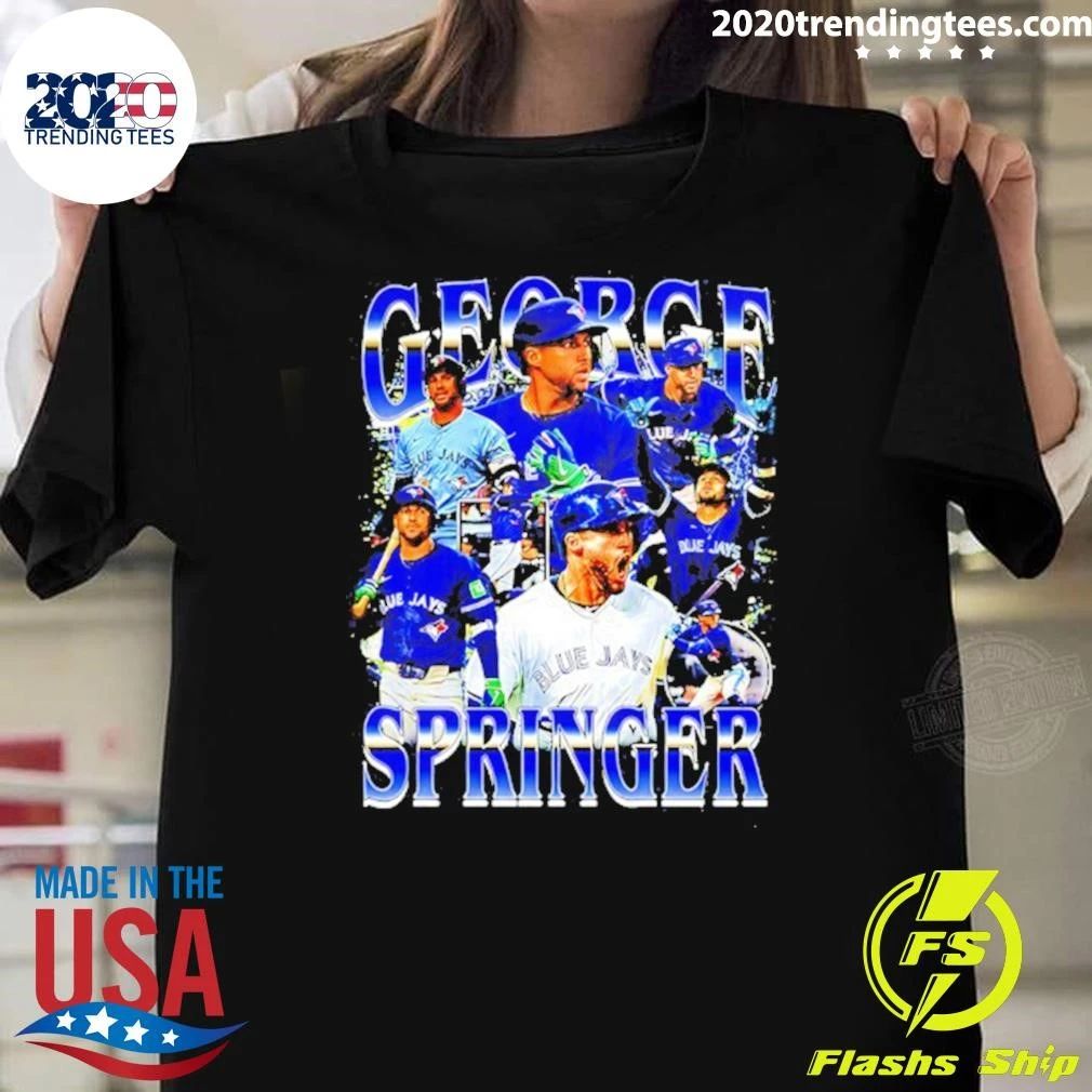 George Springer Toronto Blue Jays Baseball Player Name Shirt