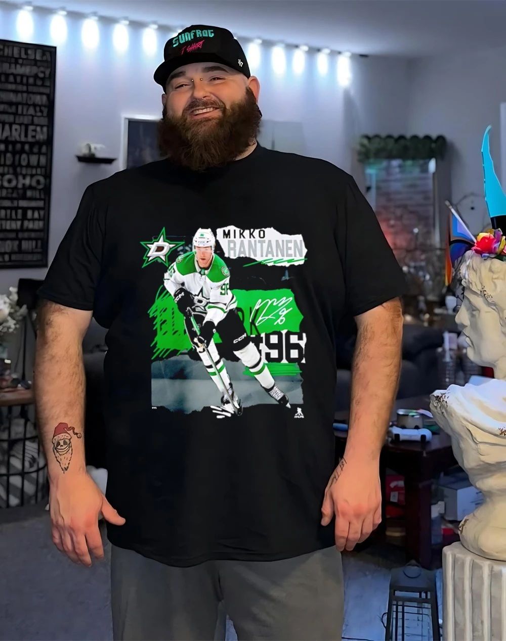 Dallas Stars Mikko Rantanen Fresh Ice signature shirt