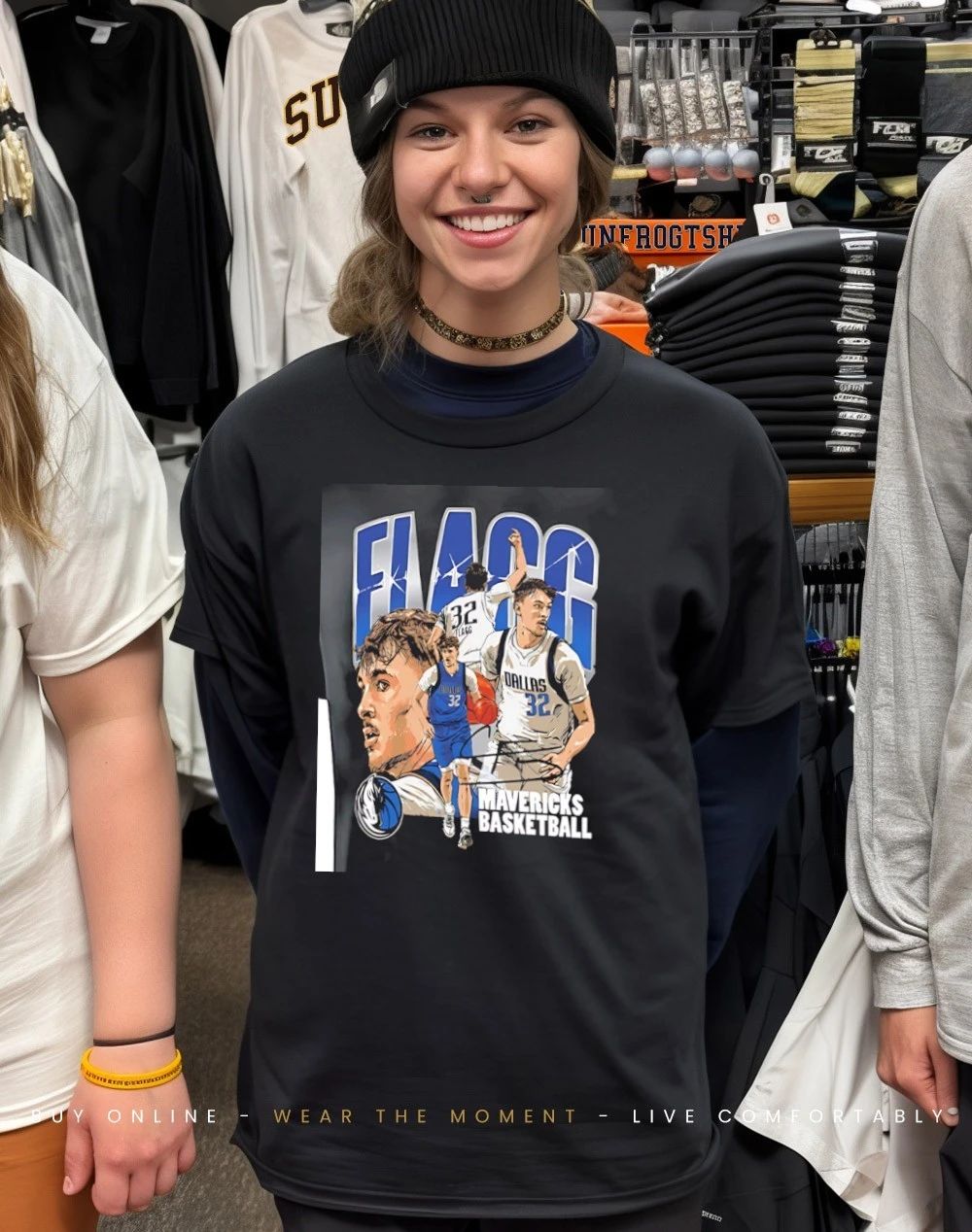 Cooper Flagg Dallas Mavericks basketball player collage shirt