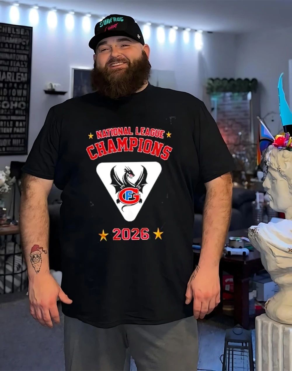 HC Fribourg-Gottéron Schweizer Meister 2026 National League Champions logo shirt