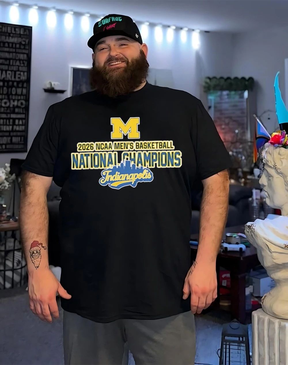 Michigan Wolverines Men’s Basketball 2026 National Champions Indianapolis shirt