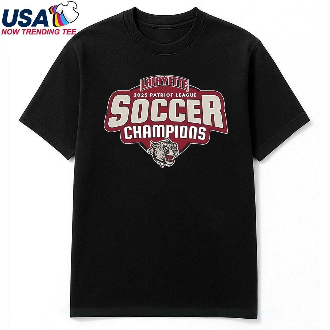 Lafayette Claims 2025 Patriot League Soccer Champions Shirt