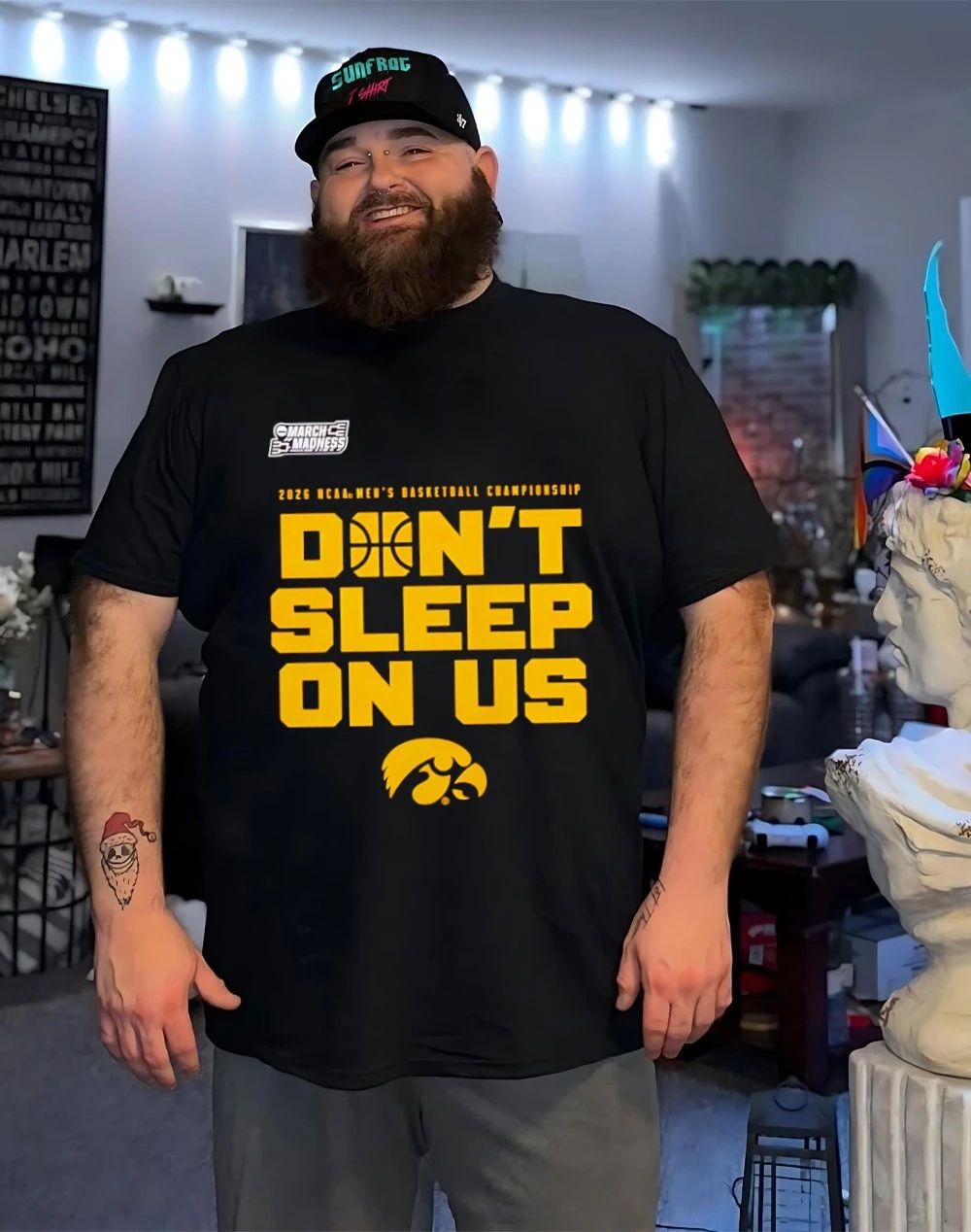 Iowa Hawkeyes 2026 NCAA Men’s Basketball Tournament March Madness Don’t Sleep On Us shirt