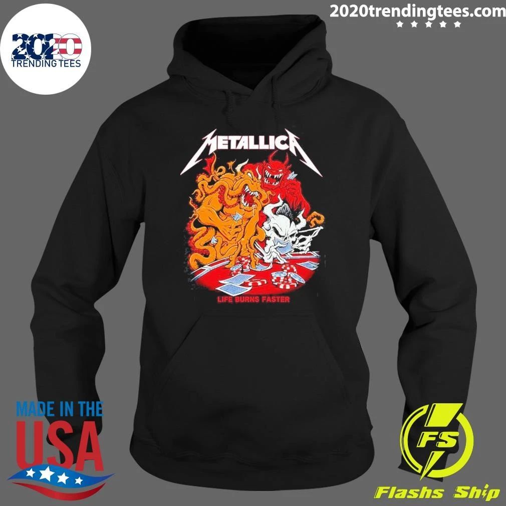 Metallica Exclusive Event Tee Weekend Two Of Life Burns Faster At Sphere In Las Vegas NV On October 8 2026 Shirt