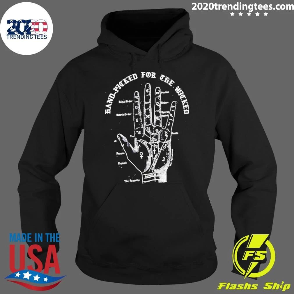 Hand-picked For The Wicked Palmistry Hand Shirt