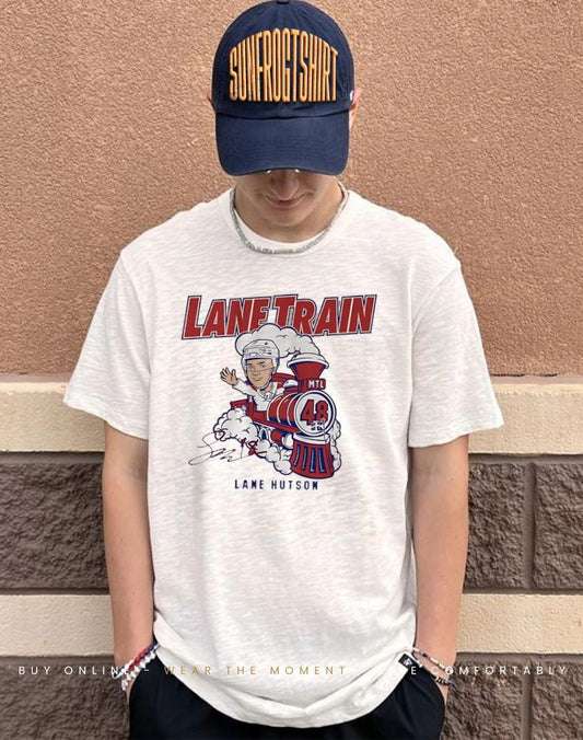 Lane Hutson Montreal Canadiens Lane Train signature shirt