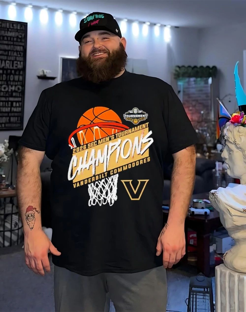 Vanderbilt Men’s Basketball 2026 SEC Tournament Champions classic shirt