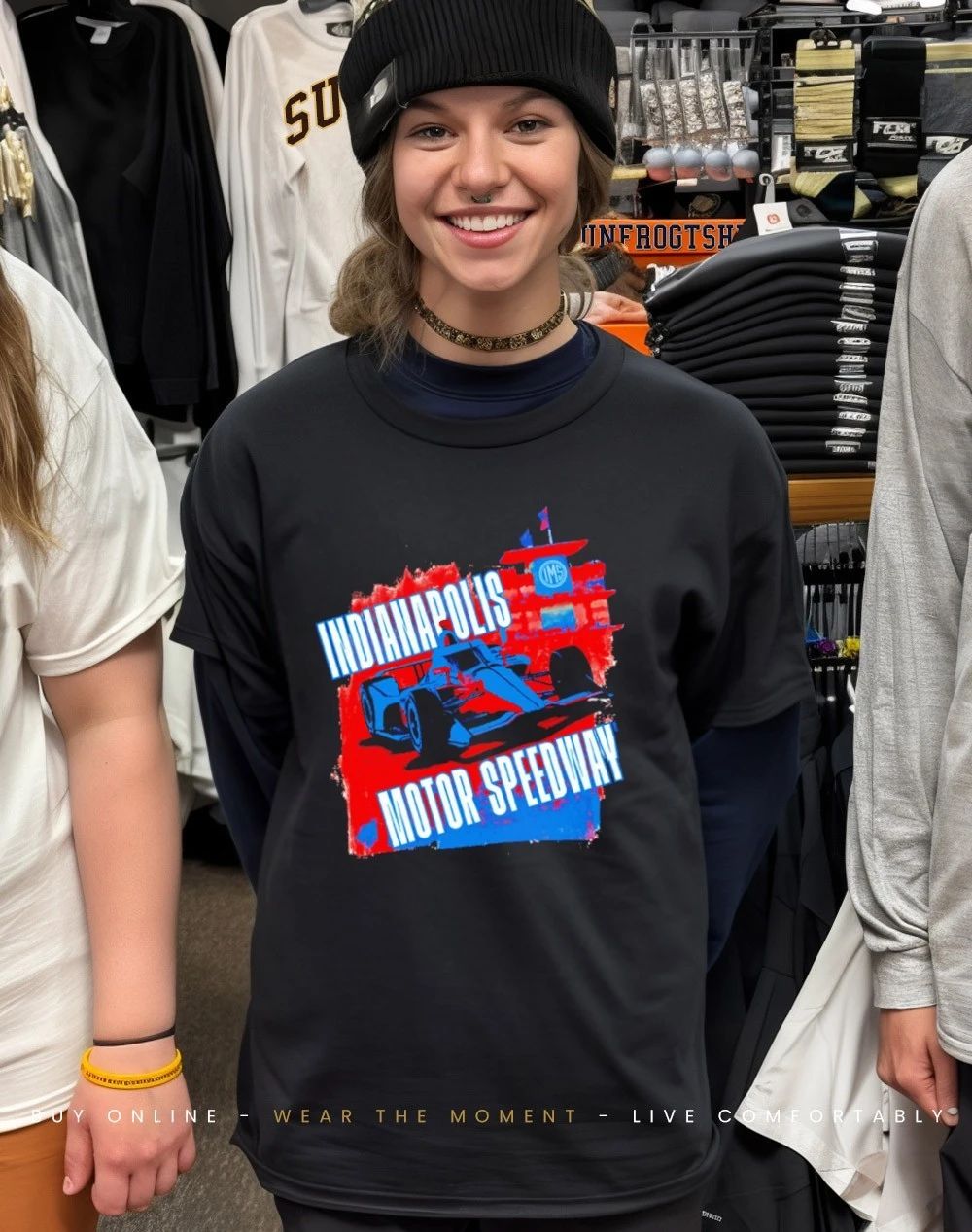 Indianapolis Motor Speedway Youth Splat Art graphic shirt