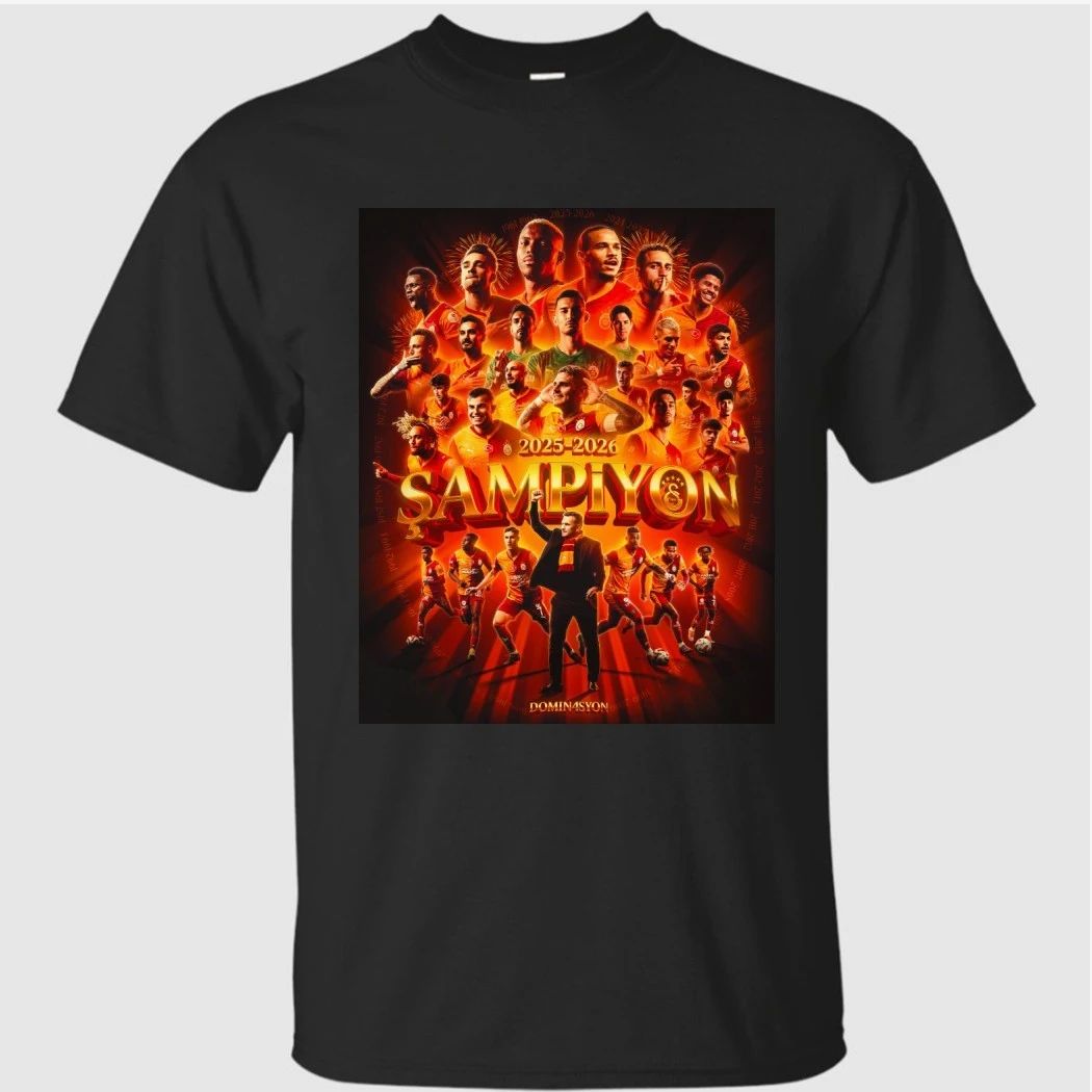 Galatasaray win 26th Turkish Süper Lig Sampiyon 2025-2026 Shirt