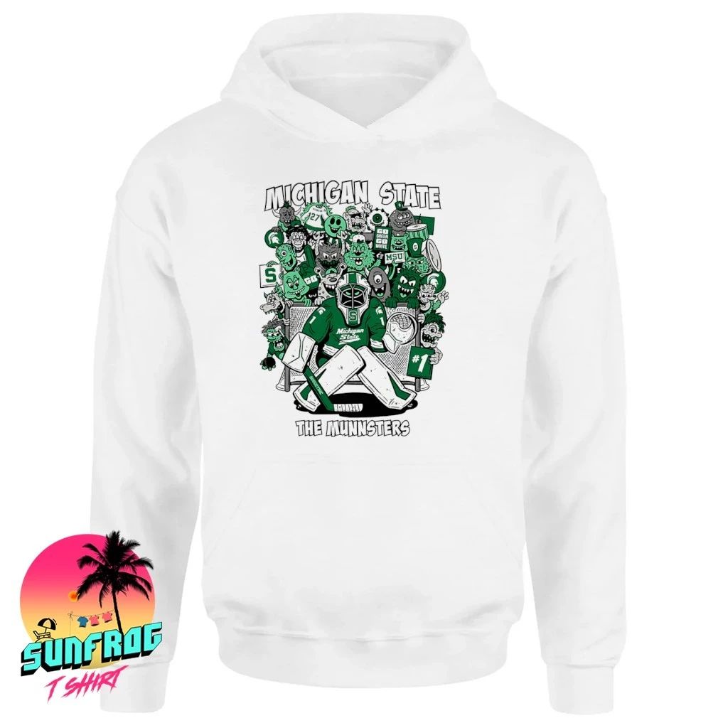 Michigan State Spartans The Munnsters caricature shirt