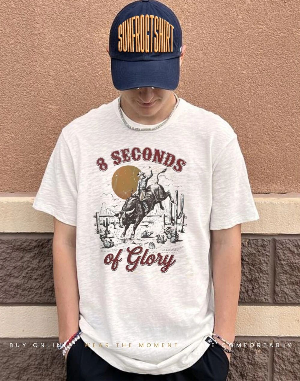 8 Seconds of Glory cowboy vintage shirt