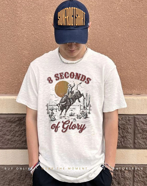 8 Seconds of Glory cowboy vintage shirt