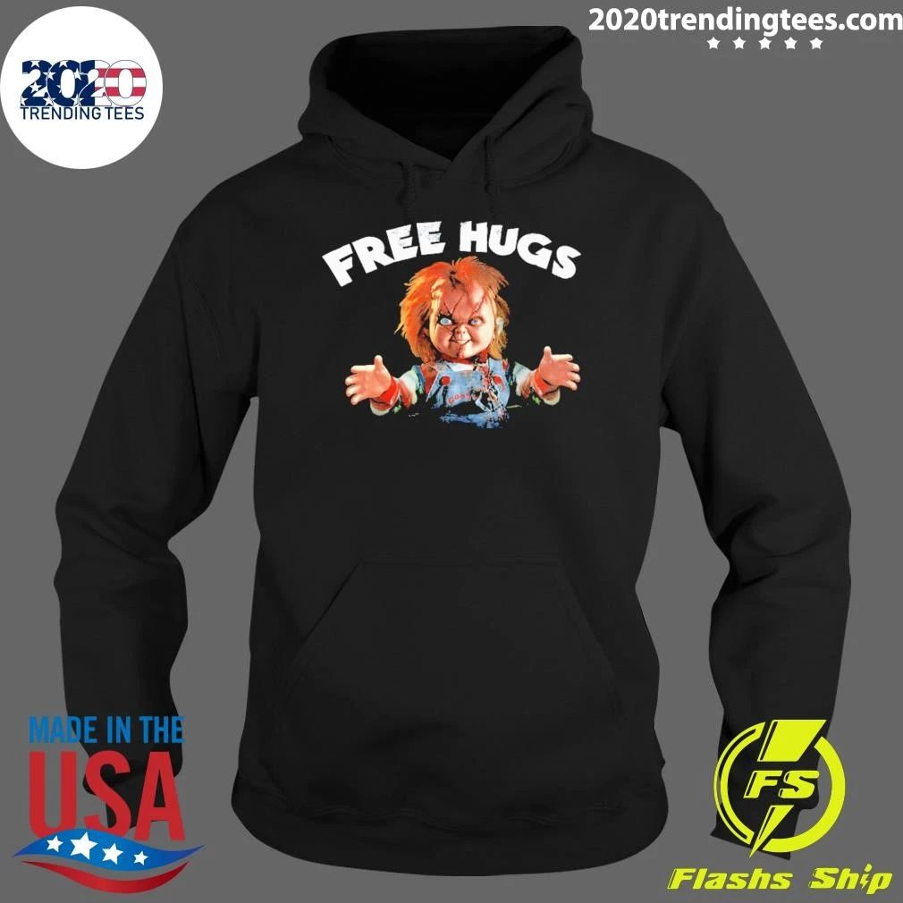 Chucky Free Hugs Horror Movie Tee Shirt