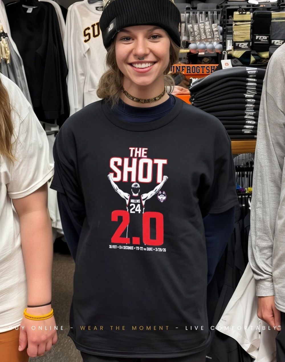 Braylon Mullins Uconn Basketball The Shot 2.0 shirt