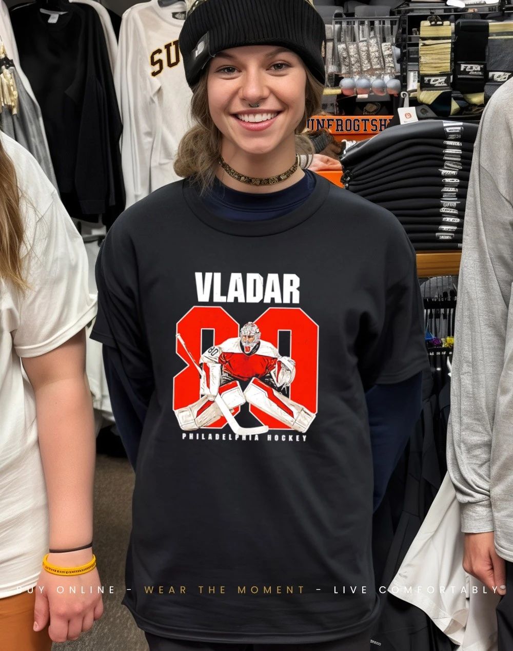 Dan Vladar Philadelphia Flyers Number shirt