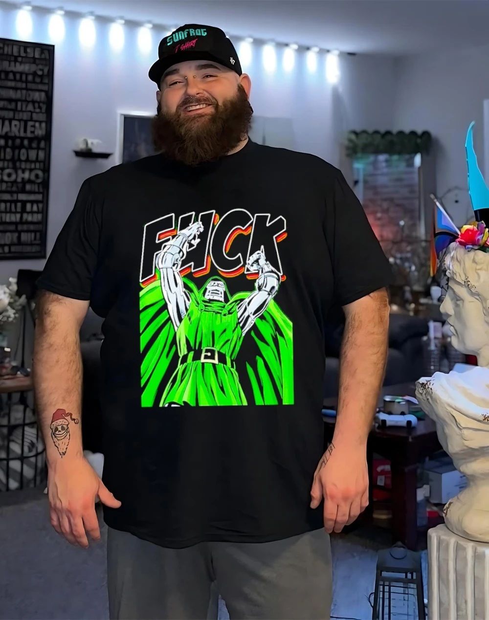 Dr Doom Fuck Comic shirt